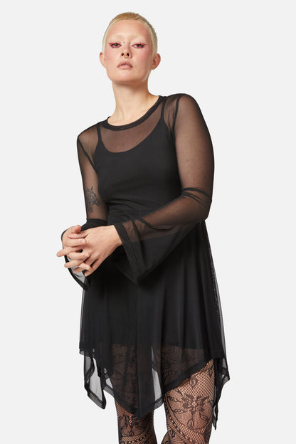 Black Friday - Fern Mesh Dress - black