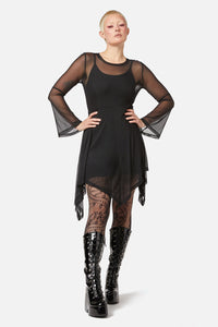 Black Friday - Fern Mesh Dress - black