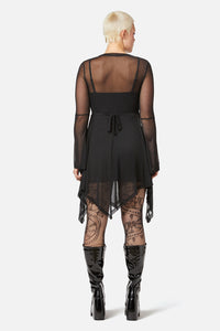 Black Friday - Fern Mesh Dress - black