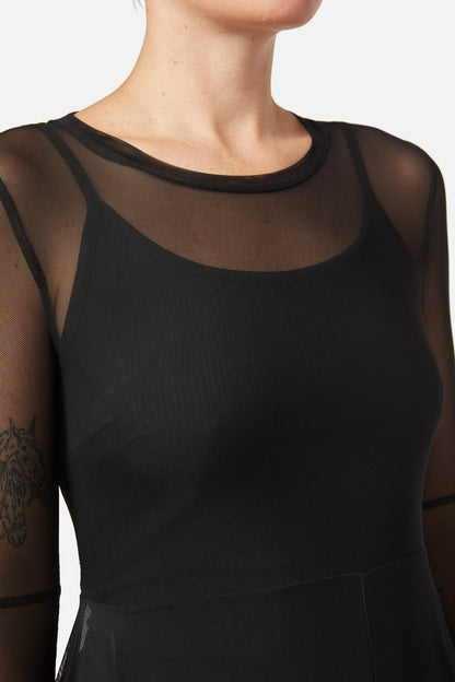 Black Friday - Fern Mesh Dress - black