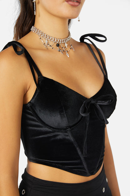 Black Friday - Fern Corset Top - black