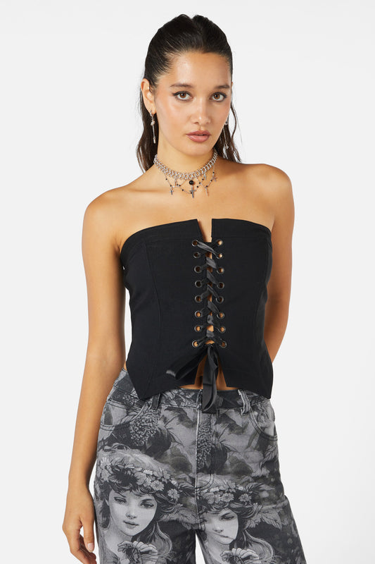 Black Friday - Petal Corset - black