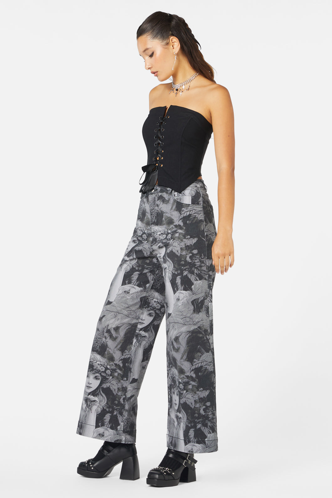 Black Friday - Petal Corset - black