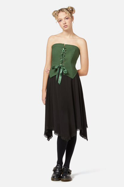 Black Friday - Petal Corset - green