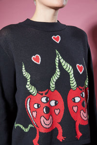 Black Friday - Cherry Poppin' Skivvy - black