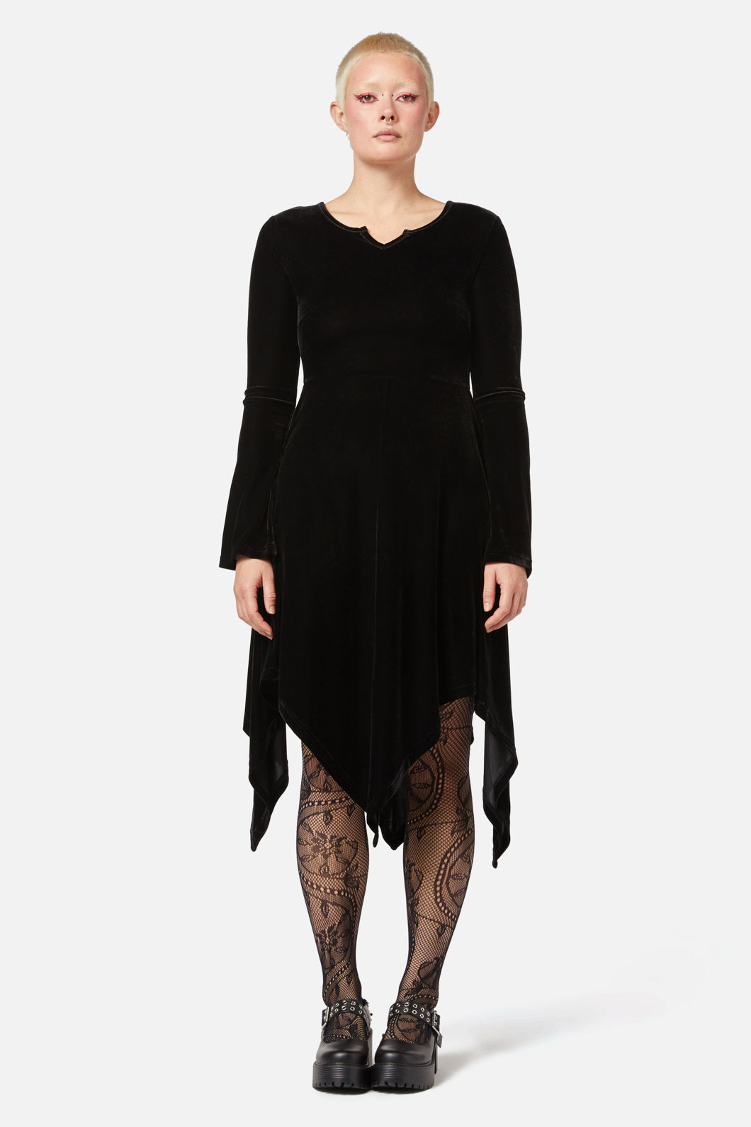 Black Friday - Fern Velvet Dress - black