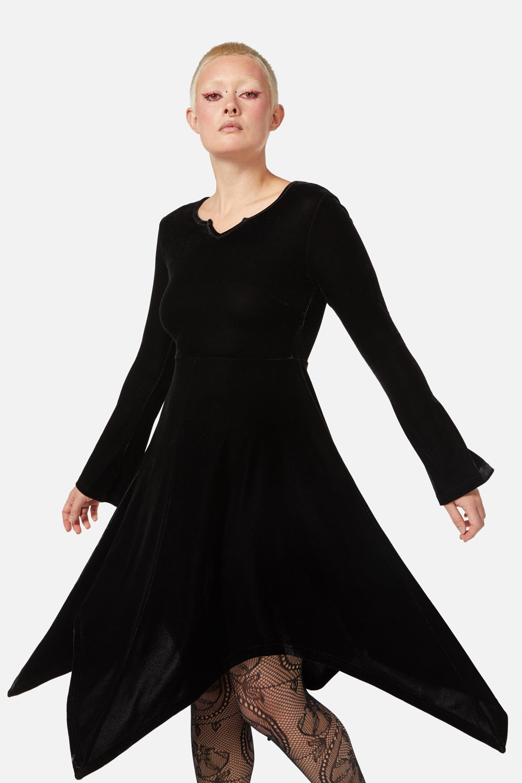 Black Friday - Fern Velvet Dress - black