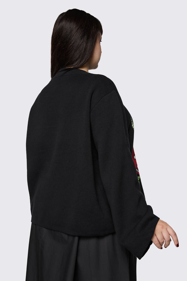 Black Friday - Curve Cherry Poppin' Skivvy - black