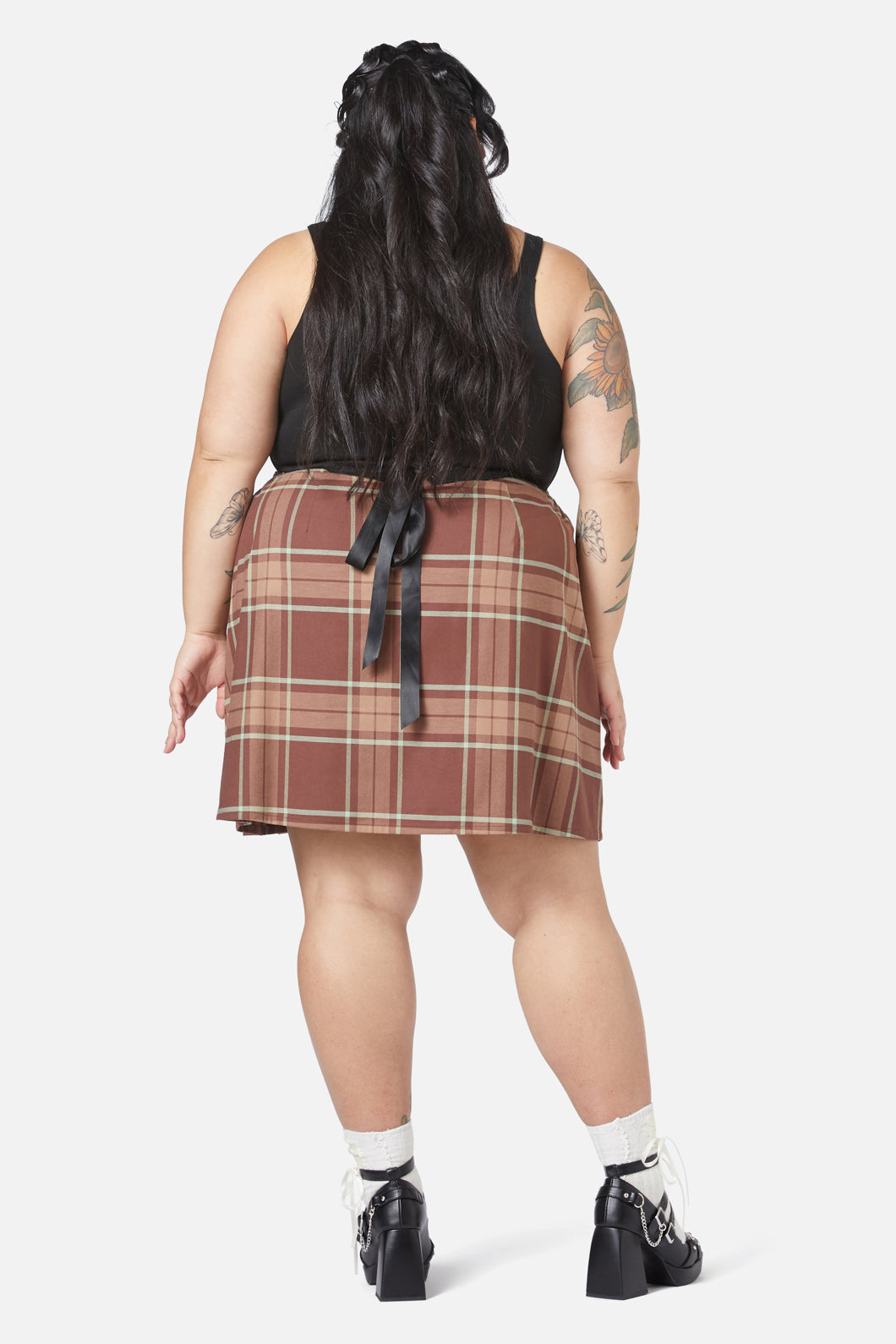 Black Friday - Curve Trinkets Skirt - brown