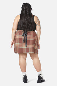 Black Friday - Curve Trinkets Skirt - brown