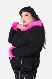 Black Friday - Curve Super Psycho Cardi - black