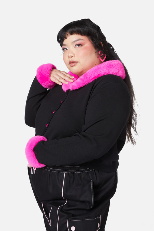 Black Friday - Curve Super Psycho Cardi - black