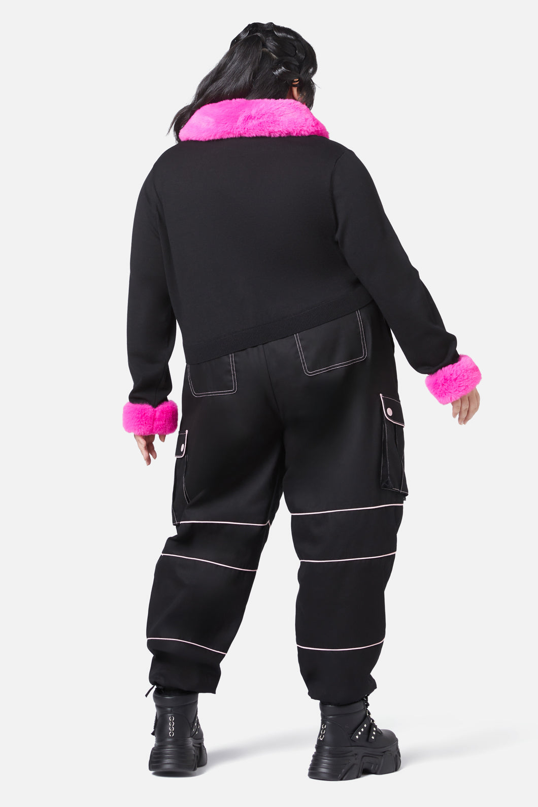 Black Friday - Curve Super Psycho Cardi - black