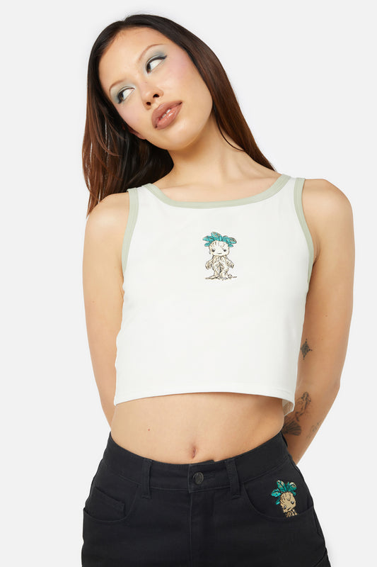Black Friday - Cutie Mandrake Tank - cream