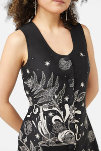 Black Friday - Witches Room Pinafore - black