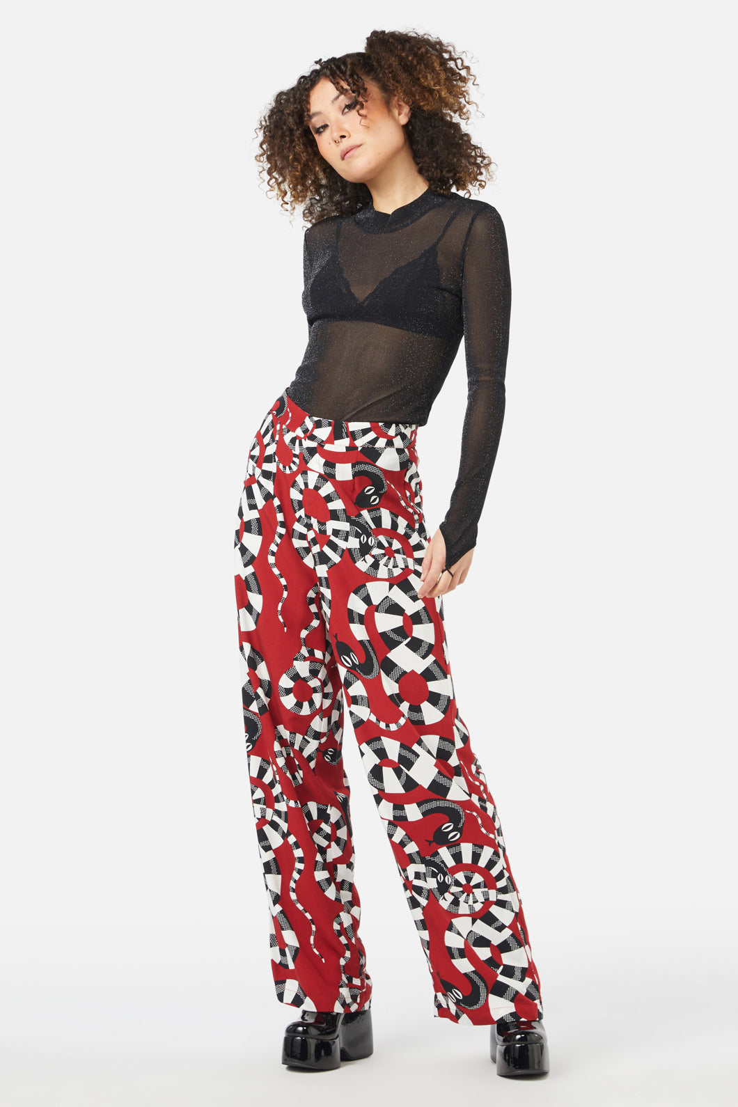 Black Friday - Poisonous Pant - red