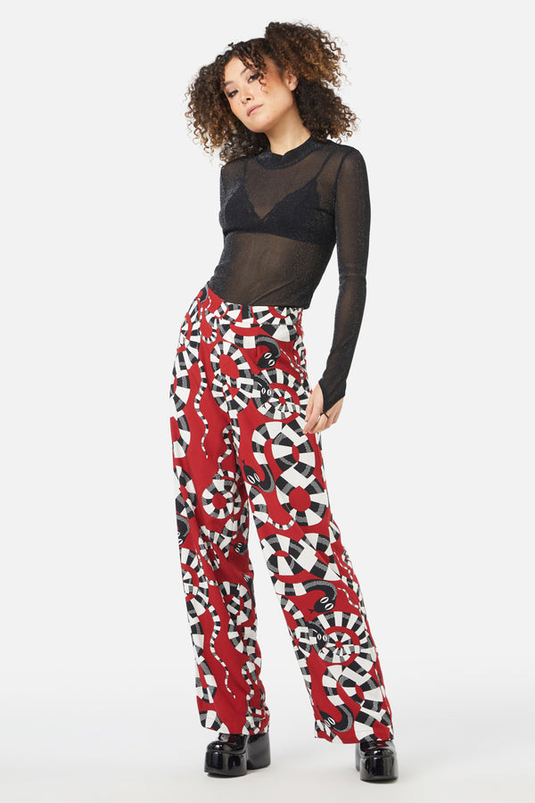 Black Friday - Poisonous Pant - red