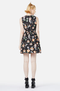 Black Friday - Pumpkin Patch Kitty Dress - black