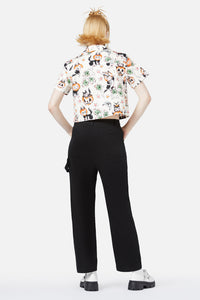 Black Friday - Pumpkin Patch Kitty Blouse - cream