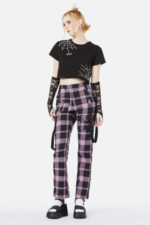 Black Friday - Ella Pant - pink-black