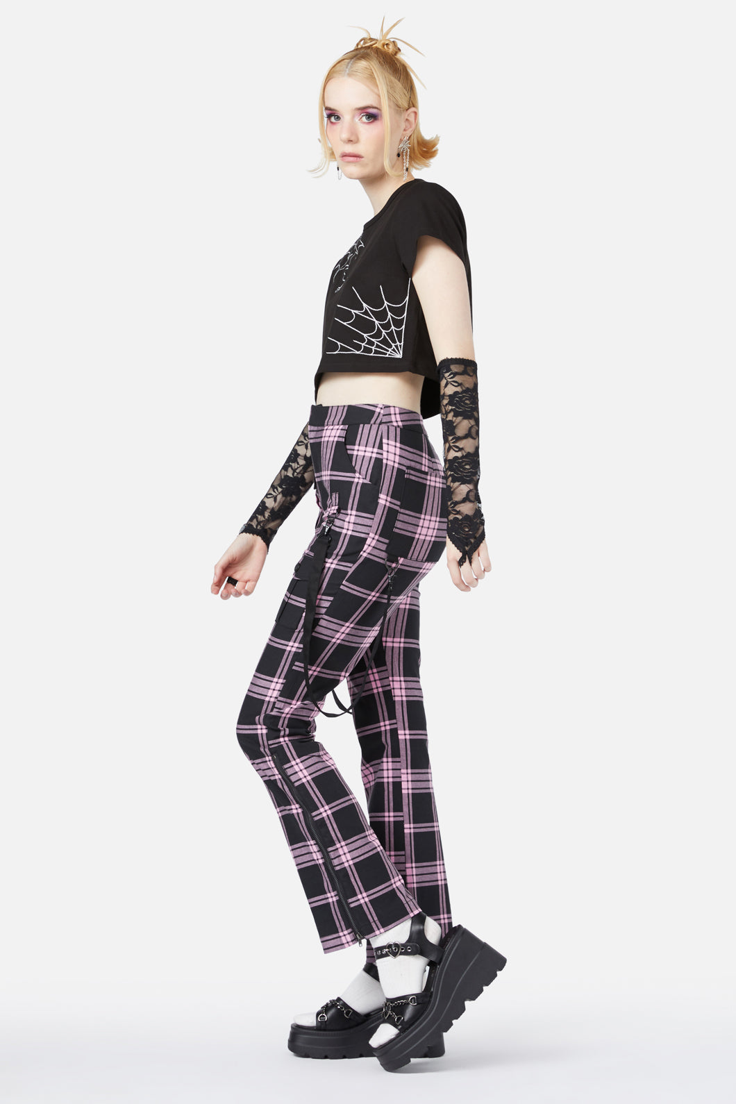 Black Friday - Ella Pant - pink-black