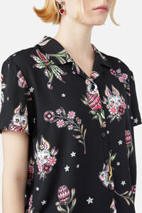 Black Friday - Fruity Bat Blouse - black