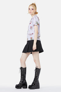 Black Friday - Fruity Bat Blouse - lilac