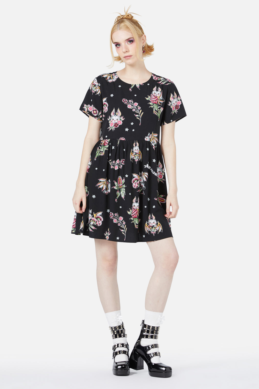 Black Friday - Fruity Bats Dress - black