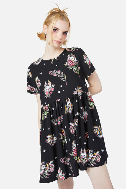Black Friday - Fruity Bats Dress - black