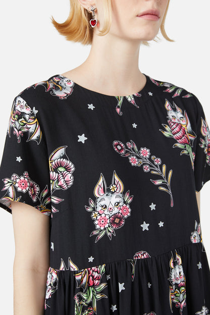 Black Friday - Fruity Bats Dress - black