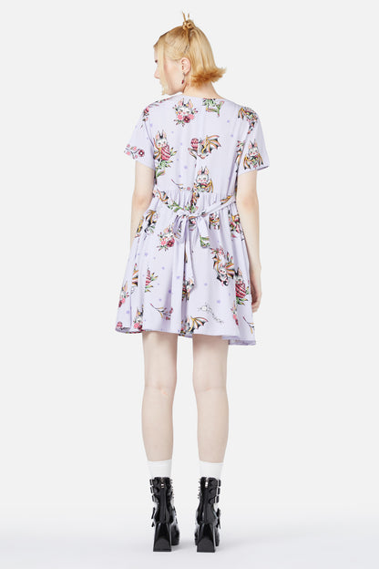 Black Friday - Fruity Bats Dress - lilac