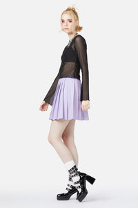 Black Friday - Fruity Bat Skirt - lilac