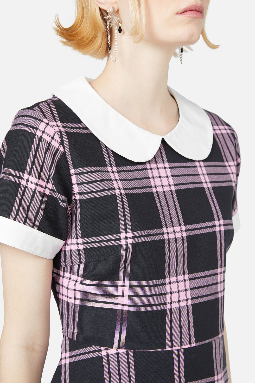 Black Friday - Ella Tartan Dress - pink-black