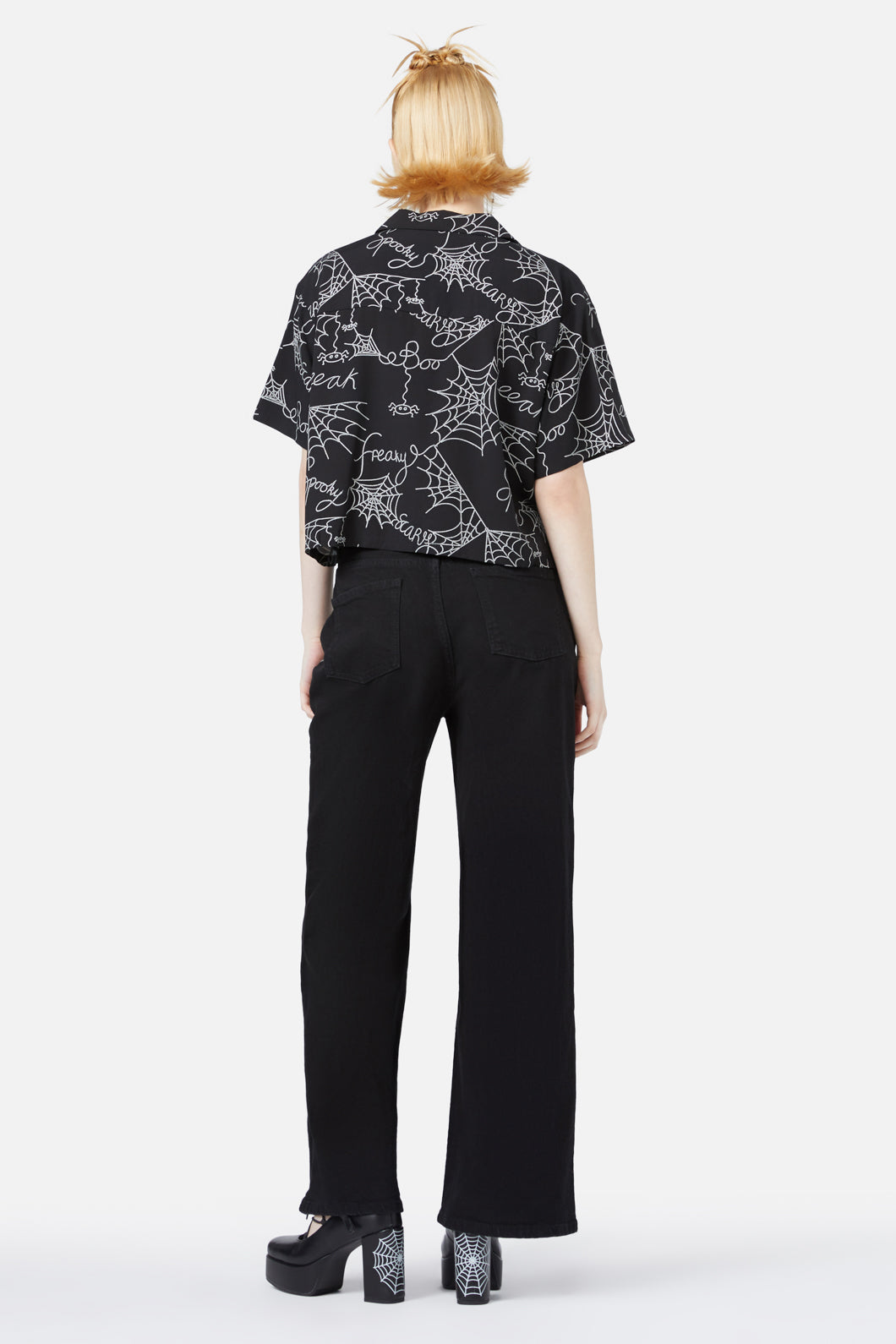 Black Friday - Entangled Printed Blouse - black