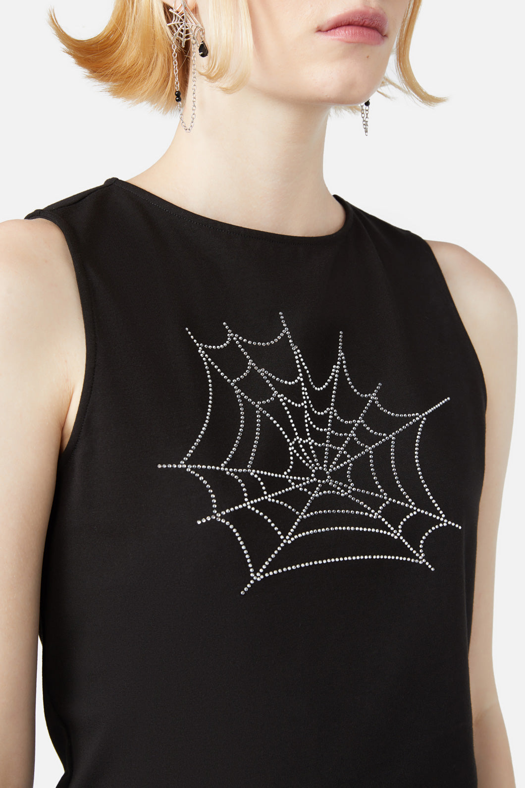 Black Friday - Elm Diamante Tank - black