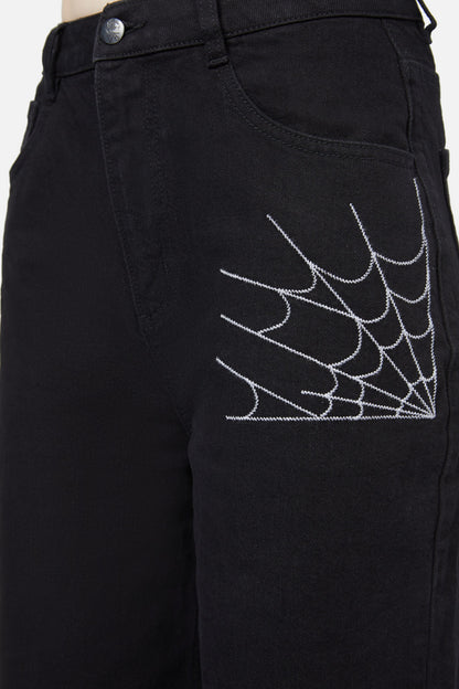 Black Friday - Elm Embroidery Jeans - black