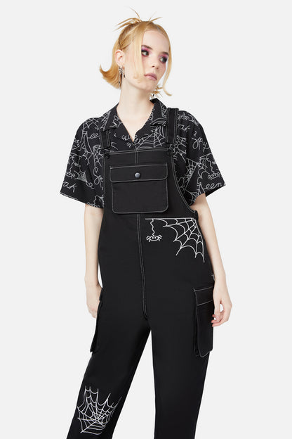 Black Friday - Elm Embroidery Overalls - black