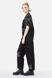 Black Friday - Elm Embroidery Overalls - black