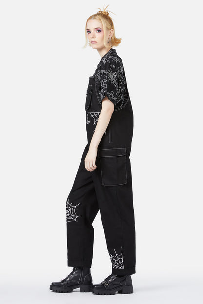 Black Friday - Elm Embroidery Overalls - black