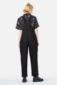 Black Friday - Elm Embroidery Overalls - black