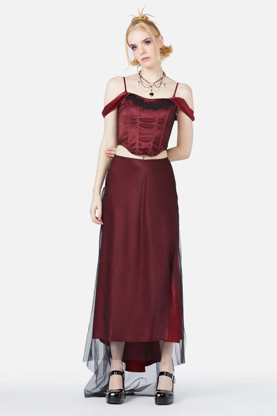 Black Friday - Sacred Fire Skirt - red