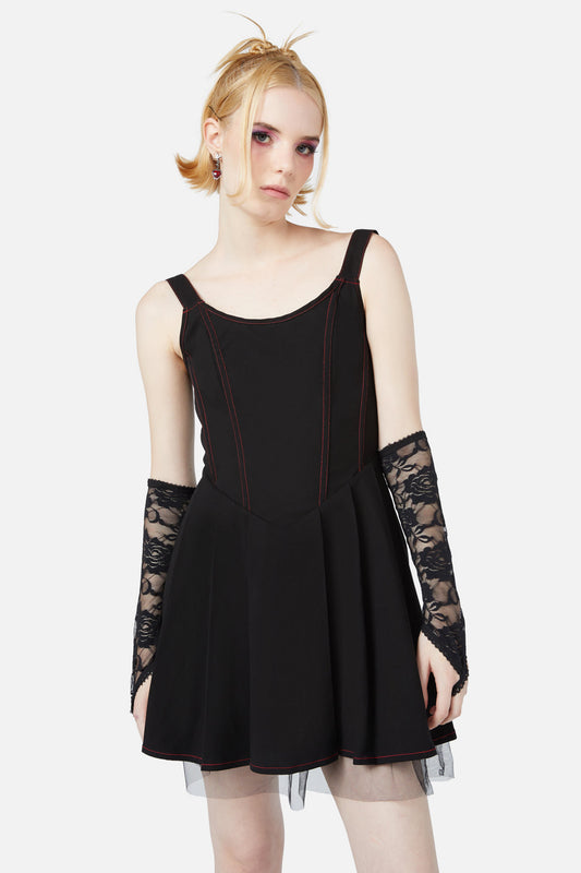 Black Friday - Cadre Cat Dress - black