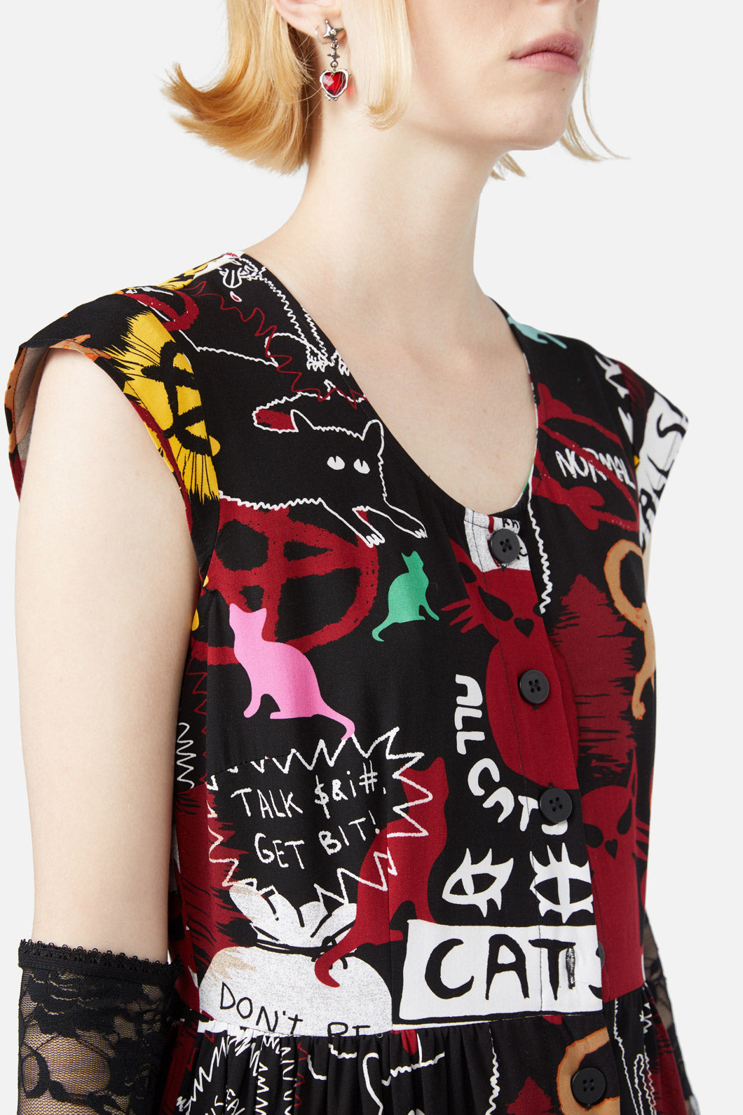 Black Friday - Kitty Riot Dress - black