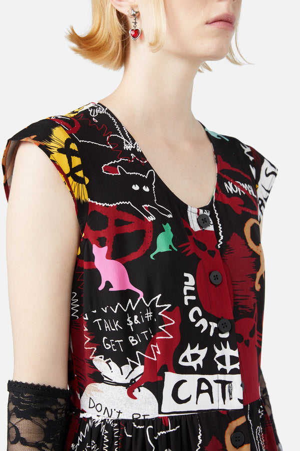 Black Friday - Kitty Riot Dress - black