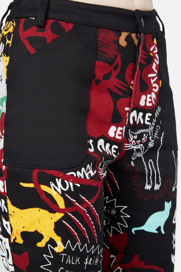 Black Friday - Kitty Riot Pant - black