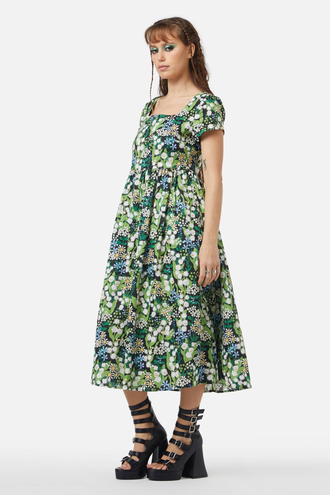 Black Friday - Lily Of The Valley Dress - emerald