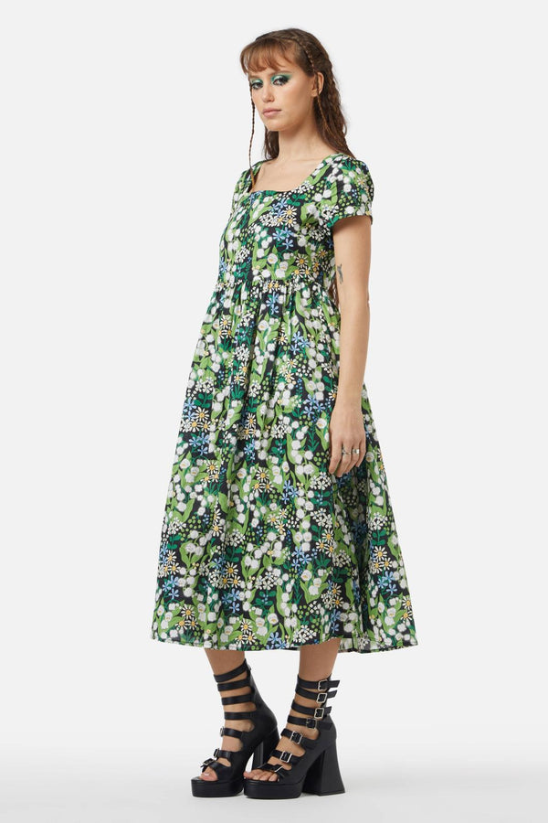 Black Friday - Lily Of The Valley Dress - emerald