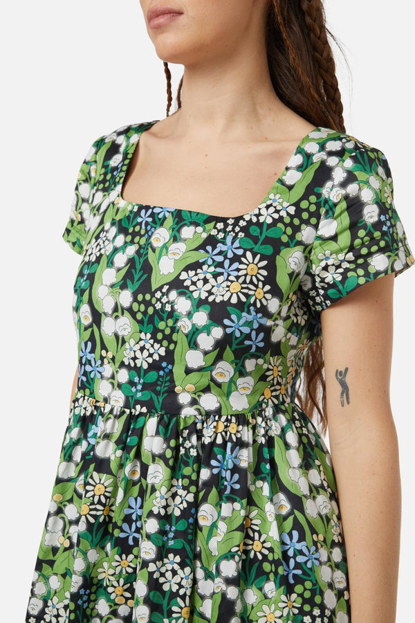 Black Friday - Lily Of The Valley Dress - emerald