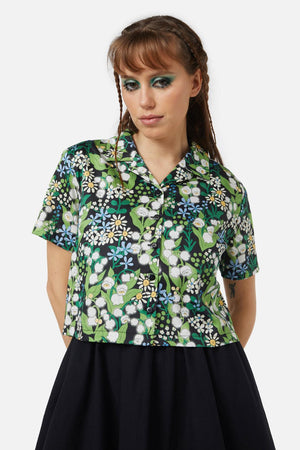 Black Friday - Lily Of The Valley Blouse - emerald