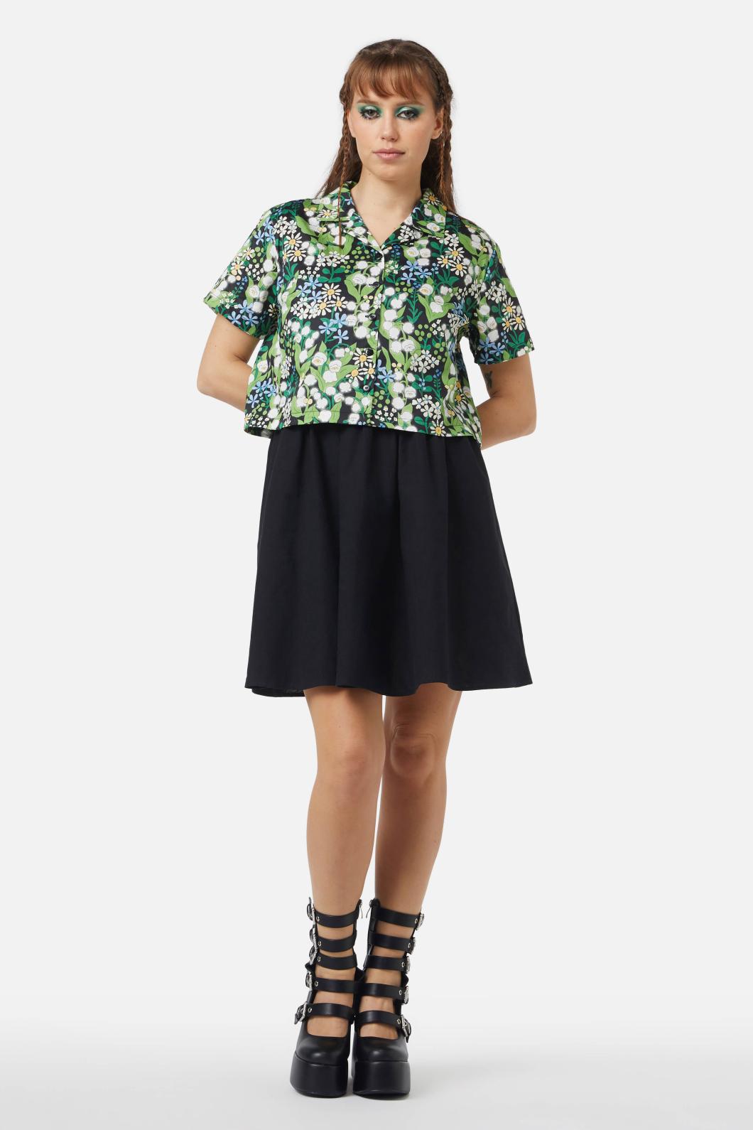 Black Friday - Lily Of The Valley Blouse - emerald